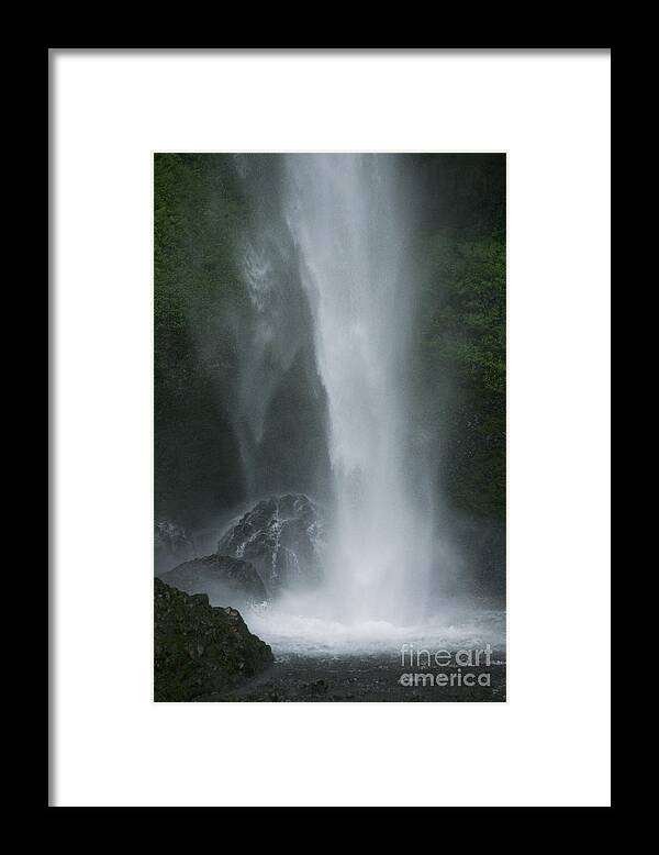 Waterfall Framed Print featuring the photograph Latourelle Falls 5 by Rich Collins
