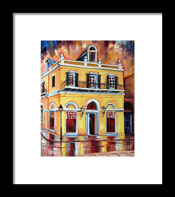 New Orleans Framed Print featuring the painting Latrobe Building on Royal Street by Diane Millsap