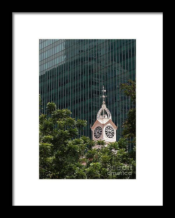 Singapore Framed Print featuring the photograph Lau Pa Sat Market 03 by Rick Piper Photography