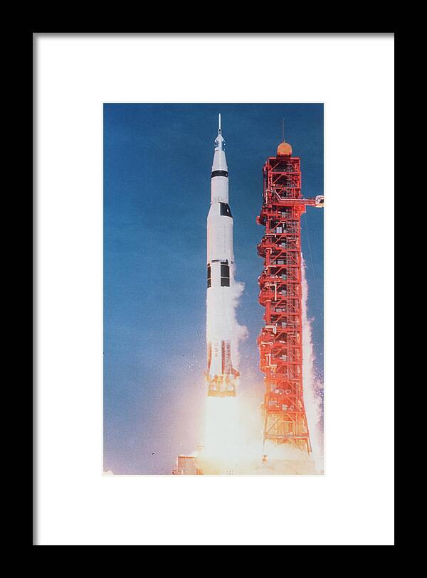 Apollo 11 Framed Print featuring the photograph Launch Of Apollo 11 by Nasa/science Photo Library