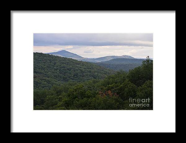 Mountain Scenes Framed Print featuring the photograph Laurel Fork Overlook II by Randy Bodkins