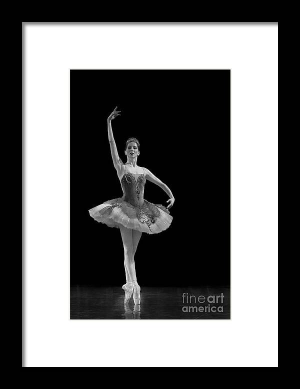 Clare Bambers Framed Print featuring the photograph Le Corsaire - Pas de Deux. by Clare Bambers