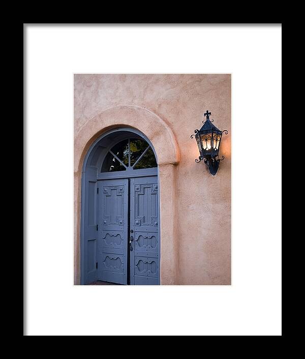 America Framed Print featuring the photograph Leave the Light On - Albuquerque New Mexico by Gregory Ballos
