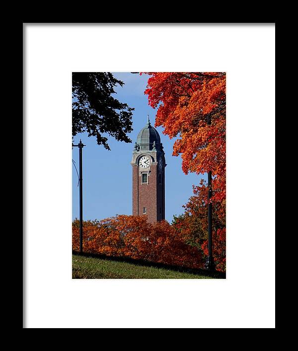 Fort Leavenworth Framed Print featuring the photograph Leavenworth Grant Hall Tower by Keith Stokes