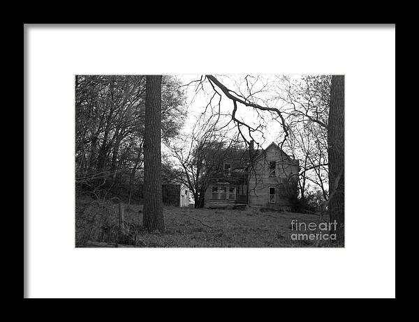 House Framed Print featuring the photograph Left behind by Yumi Johnson