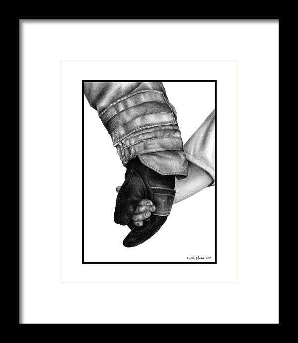 Firefighter Framed Print featuring the drawing Legacy by Jodi Monroe