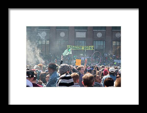 21st Century Framed Print featuring the photograph Legalisation Of Marijuana by Jim West