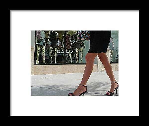 Legs Framed Print featuring the photograph Legs by Dart Humeston
