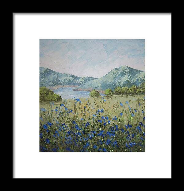 Boats Framed Print featuring the painting Les Alpes by Frederic Payet