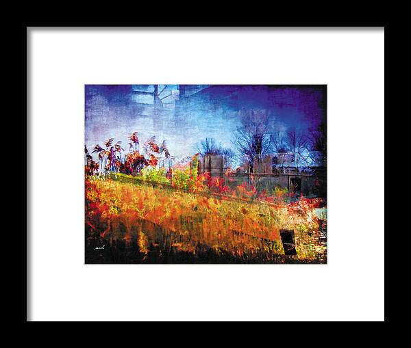Grunge Framed Print featuring the photograph Less Travelled 36 by The Art of Marsha Charlebois