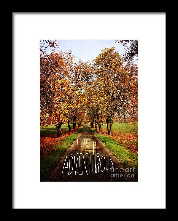 Landscape Framed Print featuring the photograph Lets be adventurous by Sylvia Cook