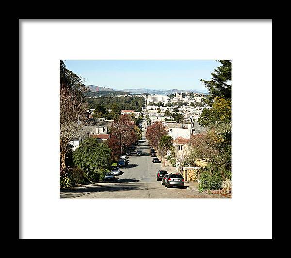 San Francisco Framed Print featuring the photograph Let's Take It from the Top by Carol Lynn Coronios