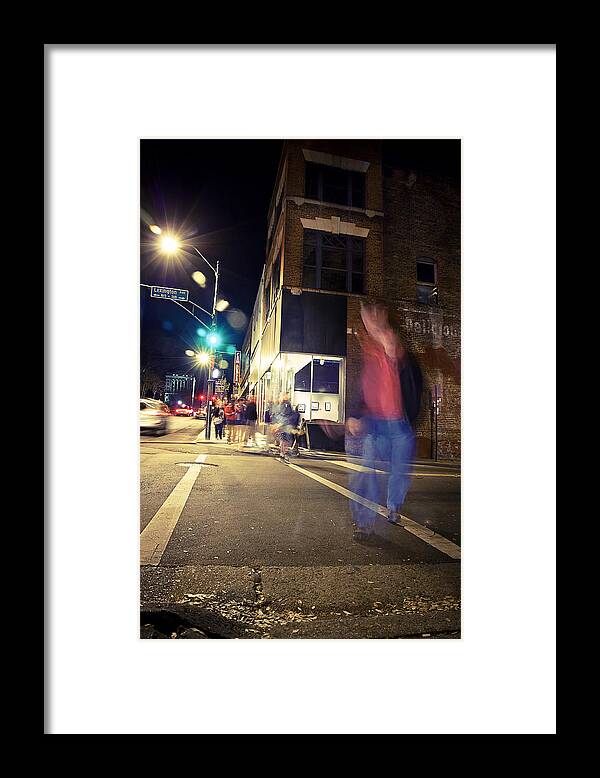 Street Photography Framed Print featuring the photograph Lexington Avenue Asheville North Carolina Street Photography by Gray Artus