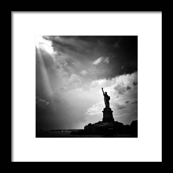 Statue Of Liberty Framed Print featuring the photograph Liberty Enlightening the World by Natasha Marco