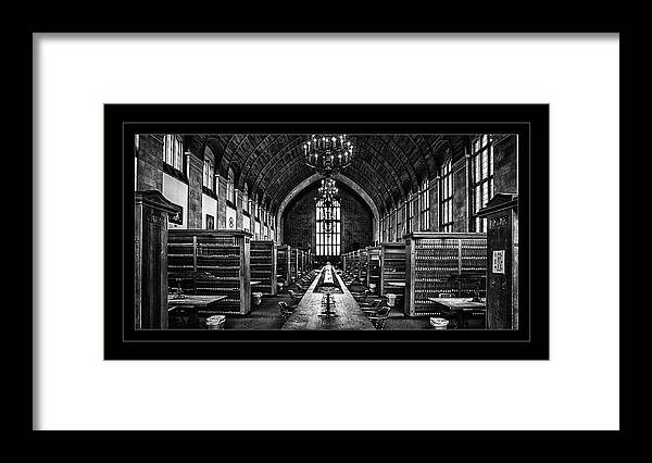Cornell Framed Print featuring the photograph Library of Laws by Monroe Payne