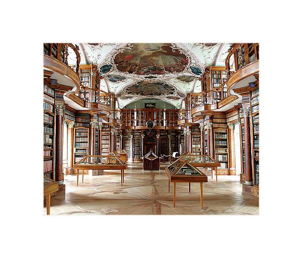 Library Of St Gall's Abbey by Michael Szoenyi/science Photo Library