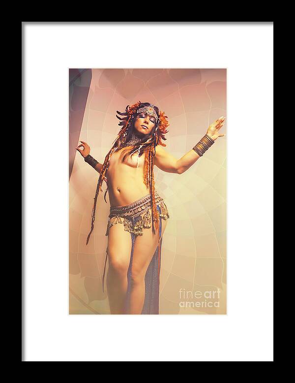 Recre8creation Framed Print featuring the digital art Life In Harmony by Recreating Creation
