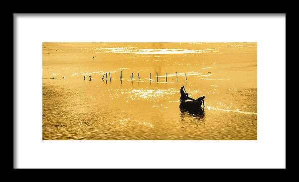 Boat Framed Print featuring the photograph Life is But a Dream by John Hansen