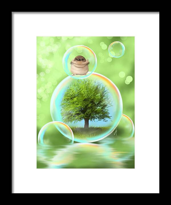 Life Framed Print featuring the painting Life by Veronica Minozzi