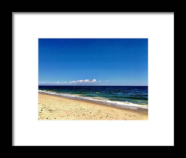 Beach Framed Print featuring the photograph Life's a Beach by Chris Montcalmo