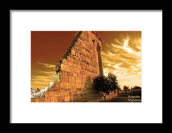Augusta Stylianou Framed Print featuring the photograph Light and Apollo by Augusta Stylianou
