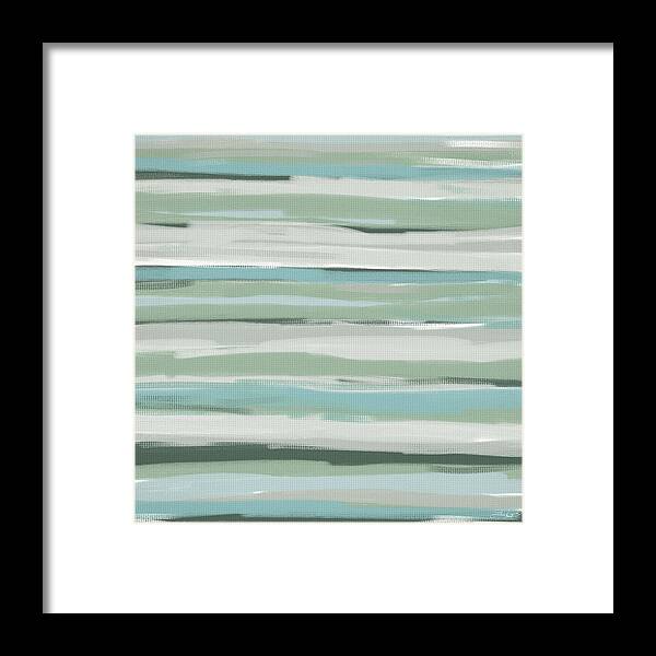 Light Blue Framed Print featuring the painting Light And Blue by Lourry Legarde