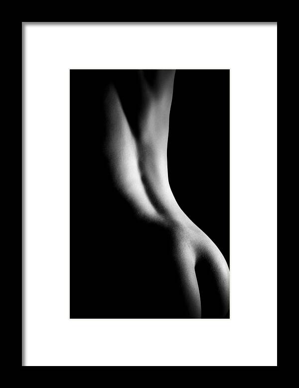 Female Framed Print featuring the photograph Light and Shadow by Joe Kozlowski