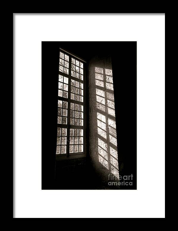 Window Framed Print featuring the photograph Light and Shadows by Olivier Le Queinec