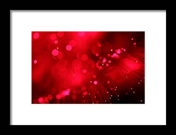Abstract Framed Print featuring the photograph Light My Fire by Dazzle Zazz