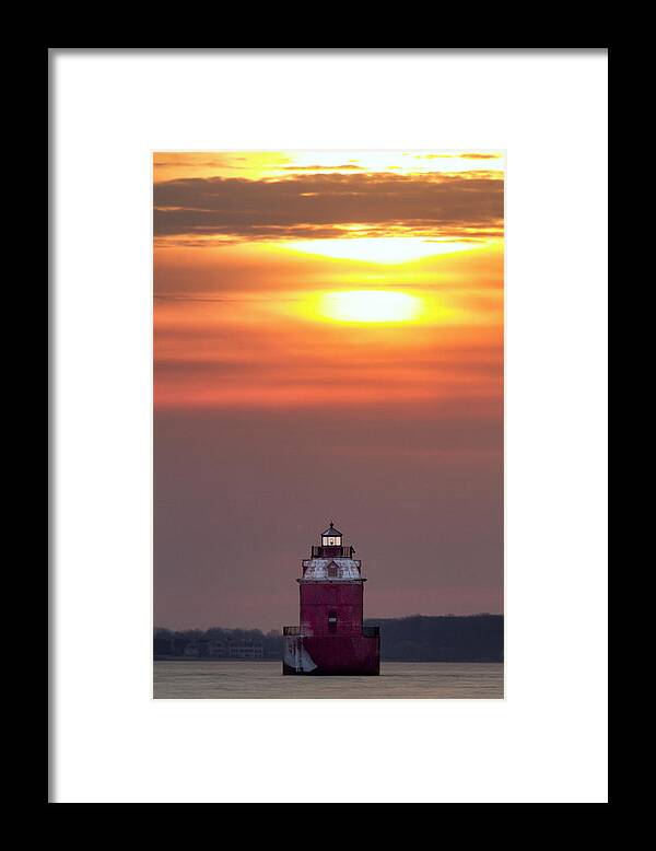 Lighthouse Framed Print featuring the photograph Light The Way by Edward Kreis