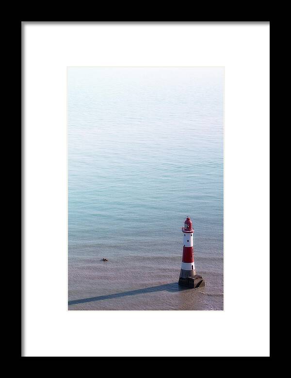 Tranquility Framed Print featuring the photograph Lighthouse by Dave Carr