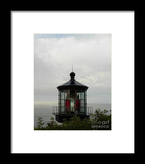 Lighthouse Framed Print featuring the photograph Lighthouse Top by Gallery Of Hope 