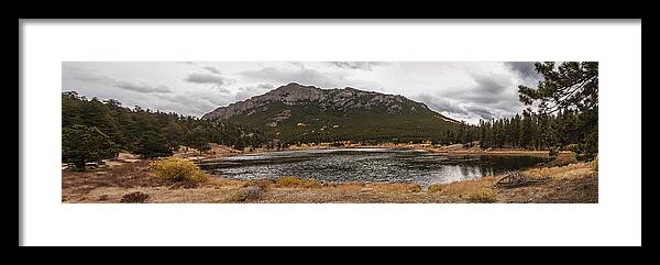 Photography Framed Print featuring the photograph Lily Lake Panorama by Lee Kirchhevel
