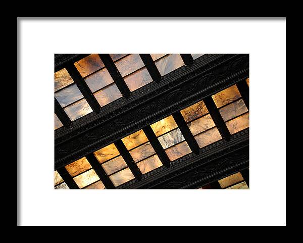 Washington Framed Print featuring the photograph Lincoln Memorial Stained Glass by Kenny Glover