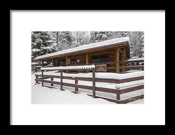 Kancamagus Scenic Byway Framed Print featuring the photograph Lincoln Woods Trailhead - Lincoln New Hampshire USA by Erin Paul Donovan
