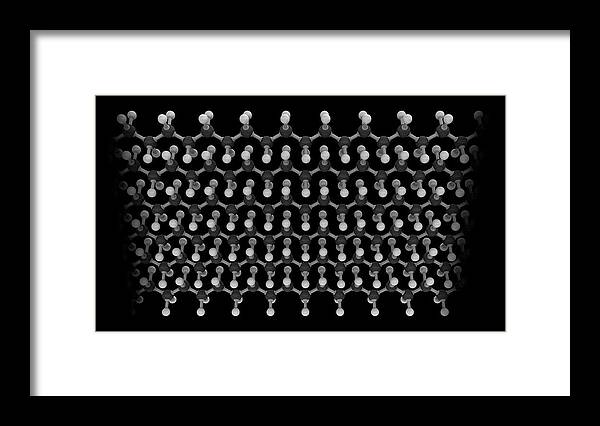 Nobody Framed Print featuring the photograph Linear Molecules by Mikkel Juul Jensen