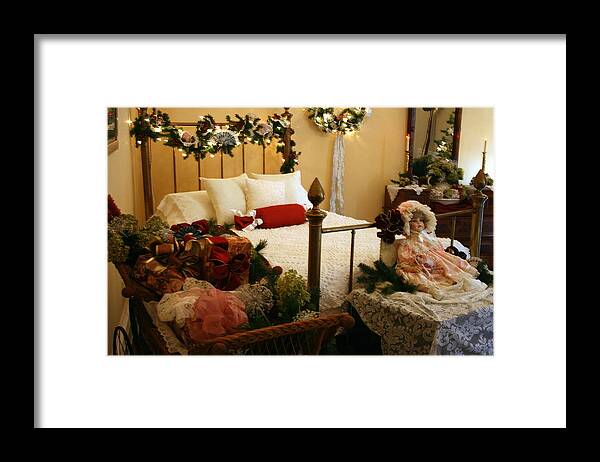 Vintage Framed Print featuring the photograph Little Girls Room by Kay Novy