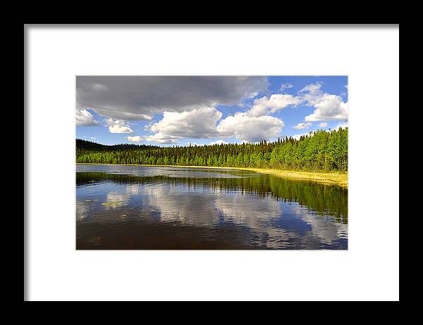 Lake Framed Print featuring the photograph Little Lost Lake by Cathy Mahnke