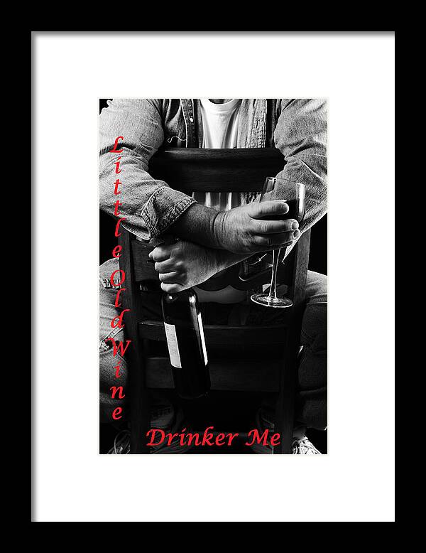 Wine Framed Print featuring the photograph Little old wine drinker me by Duncan Selby