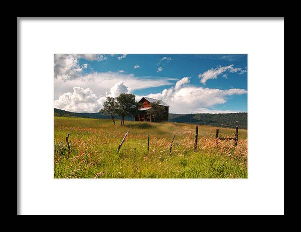 Colorado Framed Print featuring the photograph Little Shack in Ridgway by Sandra Selle Rodriguez