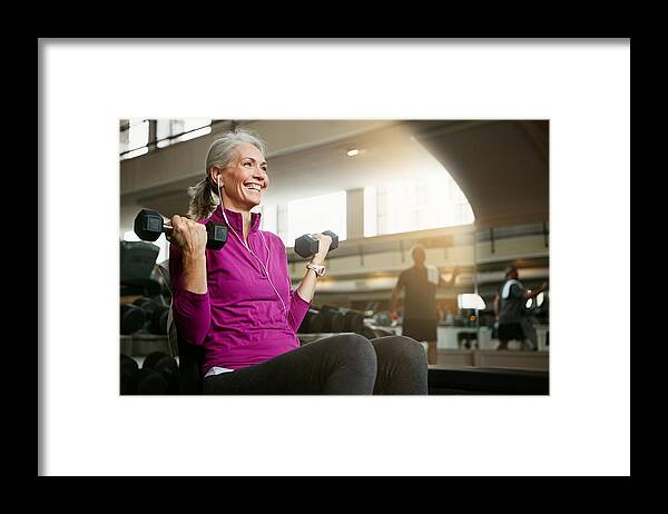 People Framed Print featuring the photograph Live, laugh, love, lift by Gradyreese