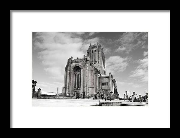 Cathedral Framed Print featuring the photograph Liverpool Anglican Cathedral by David French