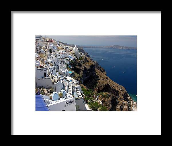 Living On The Edge Framed Print featuring the photograph Living On The Edge by Mel Steinhauer