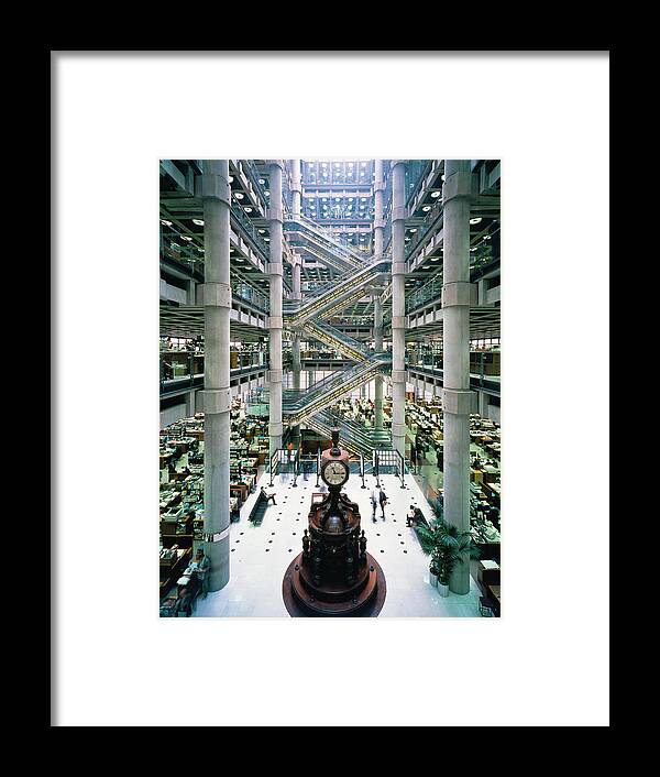 Building Framed Print featuring the photograph Lloyd's Building by Alex Bartel/science Photo Library
