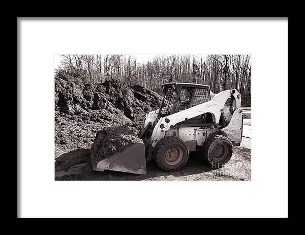 Construction Framed Print featuring the photograph Loader by Olivier Le Queinec