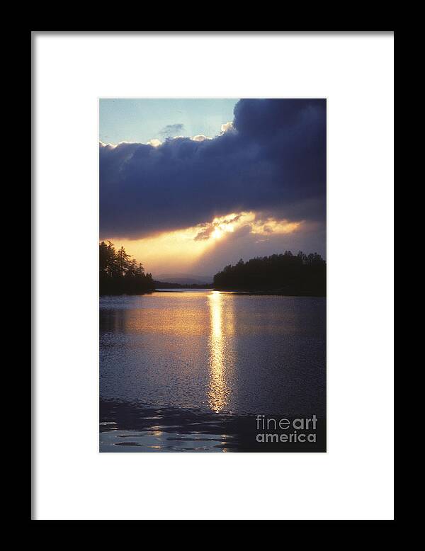 Loch Insh Framed Print featuring the photograph Loch Insh - winter sunset - Scotland by Phil Banks