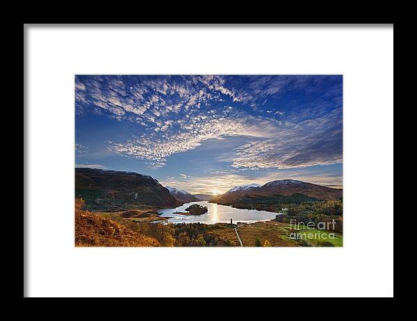 Loch Shiel Framed Print featuring the photograph Loch Shiel Sunset by Rod McLean