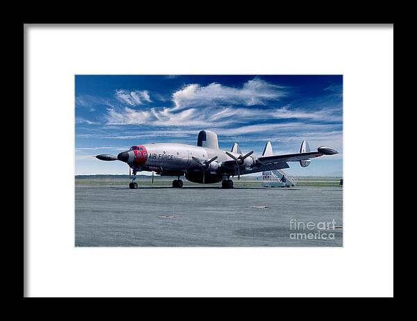 Ec-121 Framed Print featuring the photograph Lockheed EC-121 Warning Star Early Warning Aircraft by Wernher Krutein