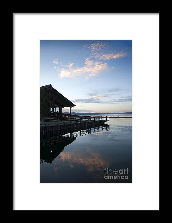Yellowstone Framed Print featuring the photograph Lodge on Yellowstone Lake by Brenda Kean