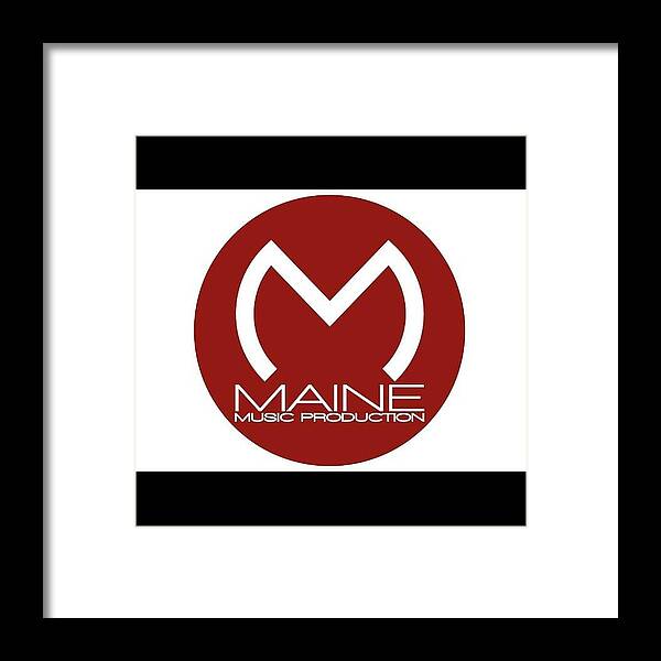 Vector Framed Print featuring the photograph Logo I Designed For Maine Music by Ryan Oldfield